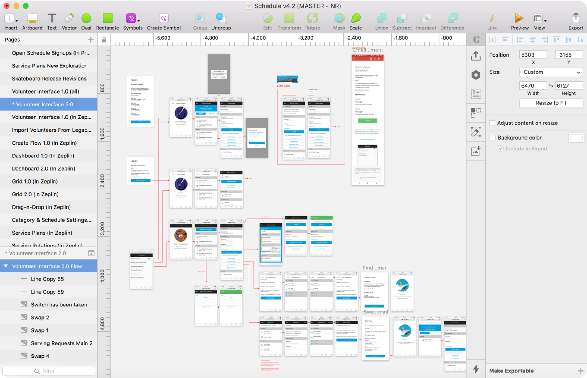 Sketch app workflow