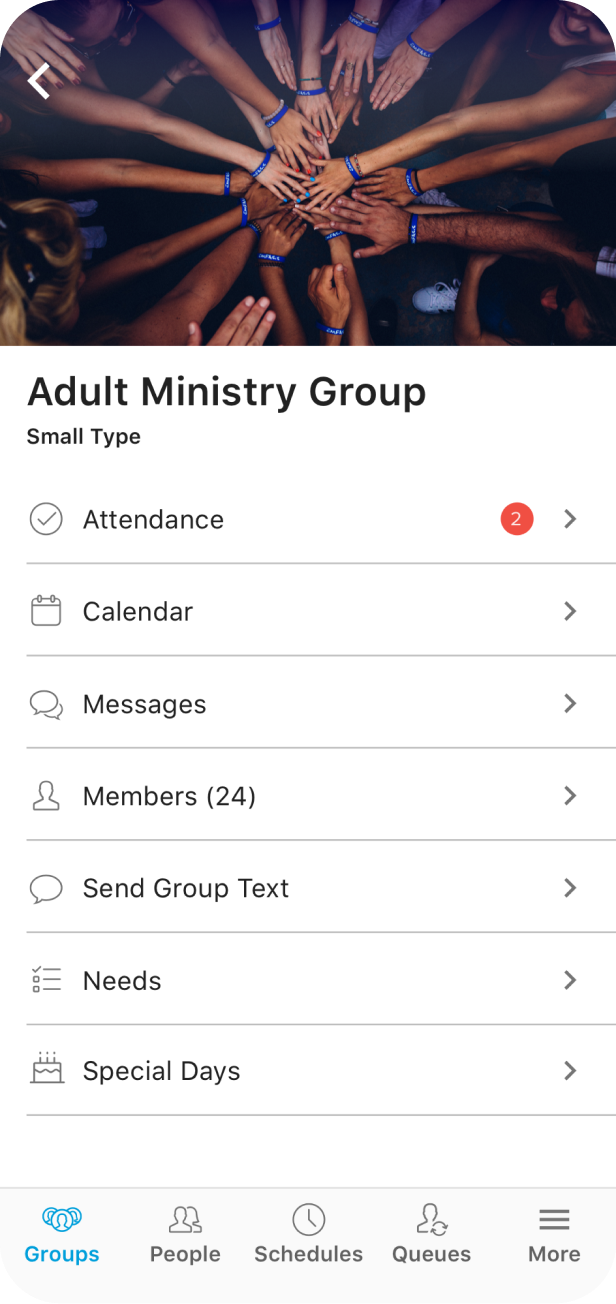 App Groups View